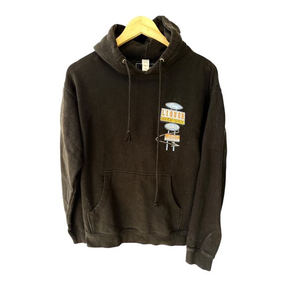 Lost Other - Lost Enterprises Liquor Graphic Hoodie Mens Small Black Surf Style